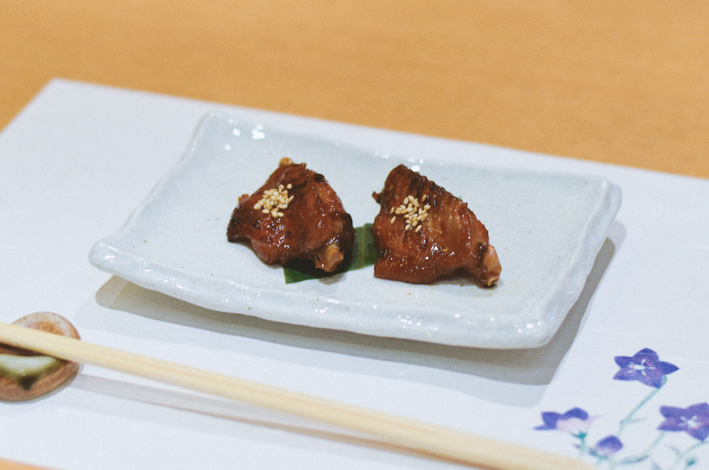 おすすめ料理「手羽先のタレ焼き」