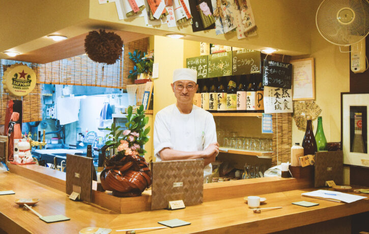 やすい直　店主安居さん